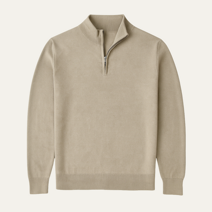 Men's Relaxed Fit Crew Neck Knit Sweater - Nocini