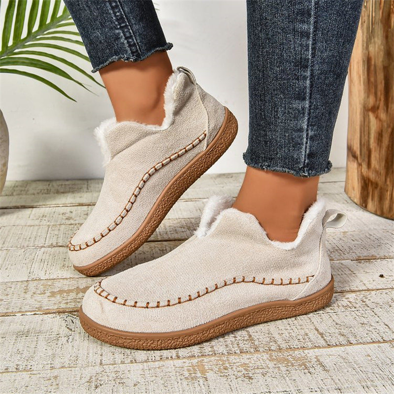 Comfortable Snow Ankle Boots - Olytrend