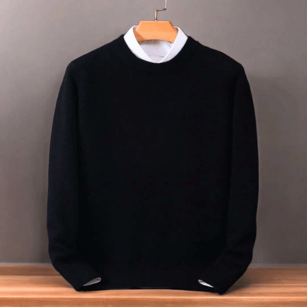 Men's Large Soft Wool Pullover Sweater