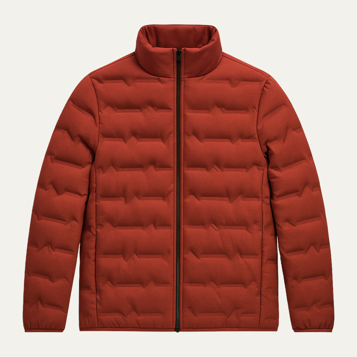 Warm Waterproof Men's Ski Down Jacket - Red - Nocini