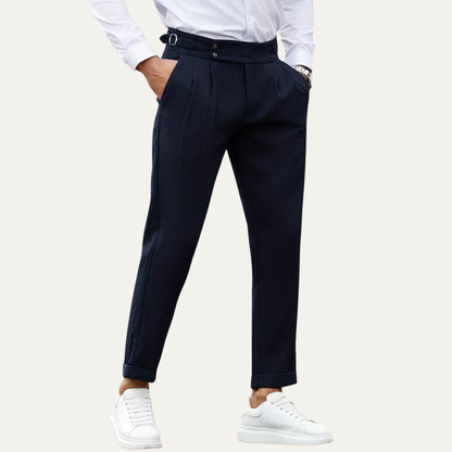 Slim Fit Men's Dress Pants Business Casual Trousers