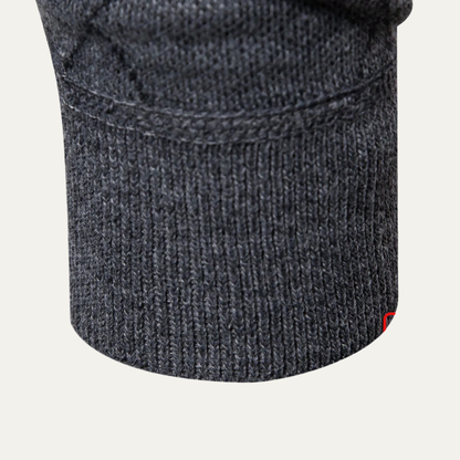 Relaxed Fit Mens Knitted Crew Neck Sweater