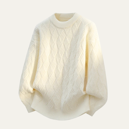 Cozy Men's Soft Crew Neck Knit Sweater