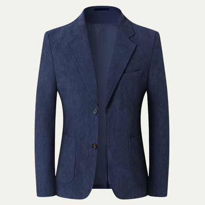 Classic Men's Textured Cord Blazer