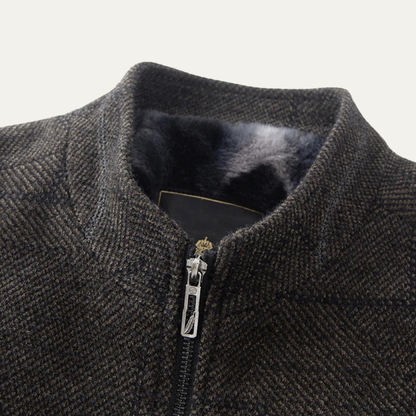 Thermal Men's Zip Up Fleece Lined Parka Jacket