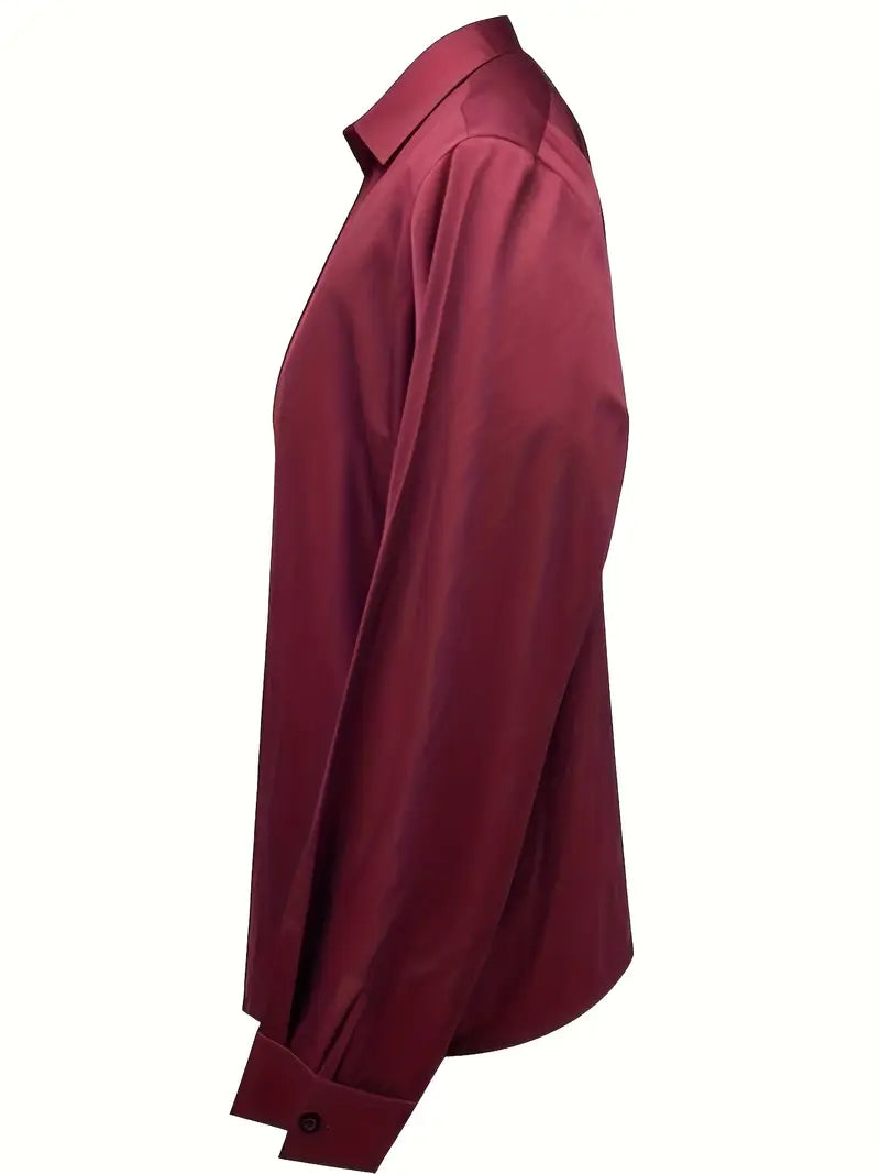 Luxury Deep V Neck Women's Blouse
