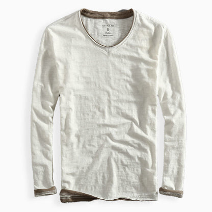 Classic Fit V Neck Tee Shirt
