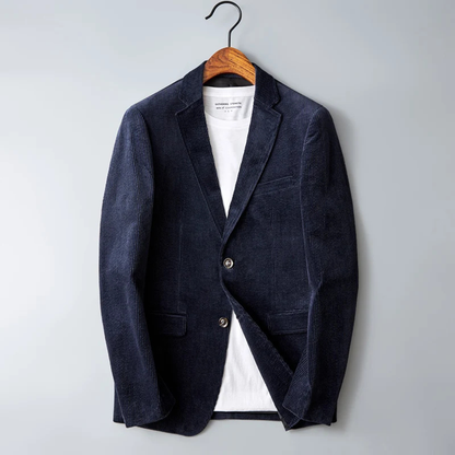 Relaxed Fit Mens Corduroy Blazer Jacket