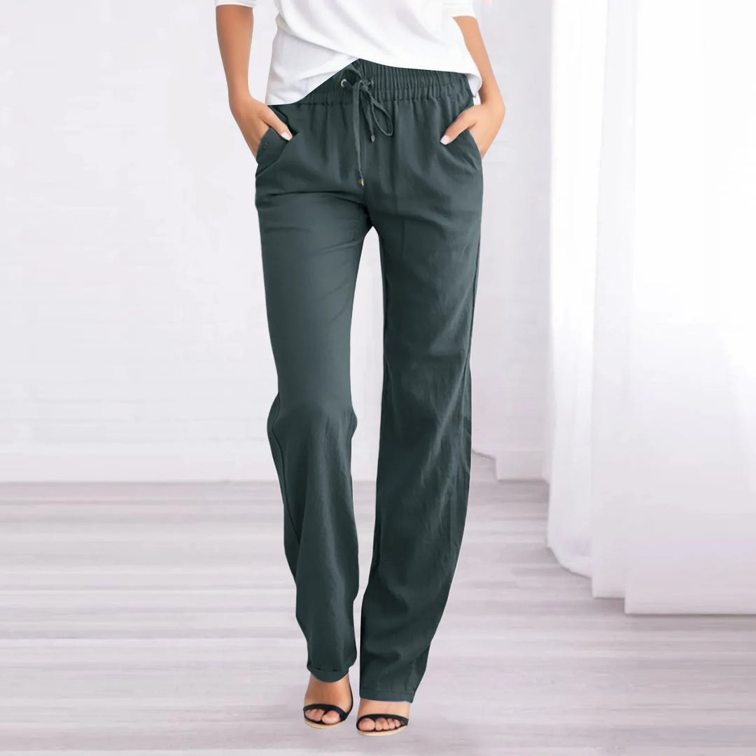 Lightweight Women's Linen Cotton Pants
