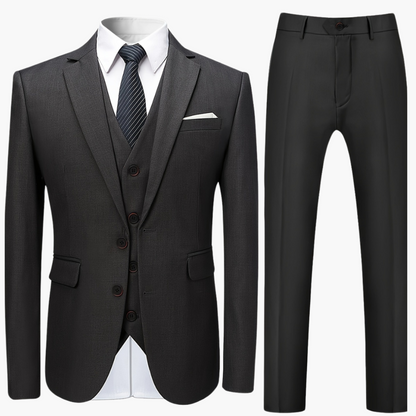 Elegant Single-Breasted Men's Wedding Suit