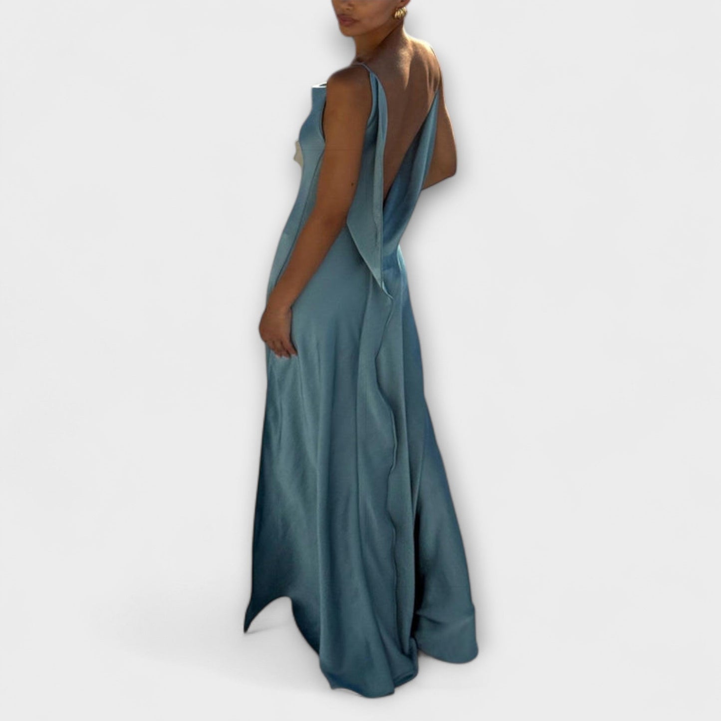 Luxurious Satin Evening Gown for Women