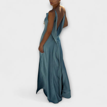Luxurious Satin Evening Gown for Women