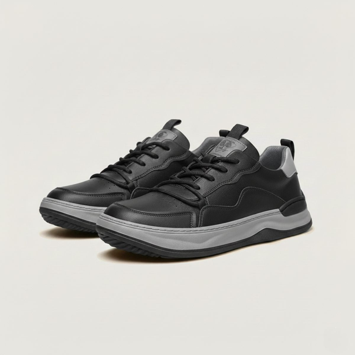 Comfortable Mens Orthopedic Leather Sneakers