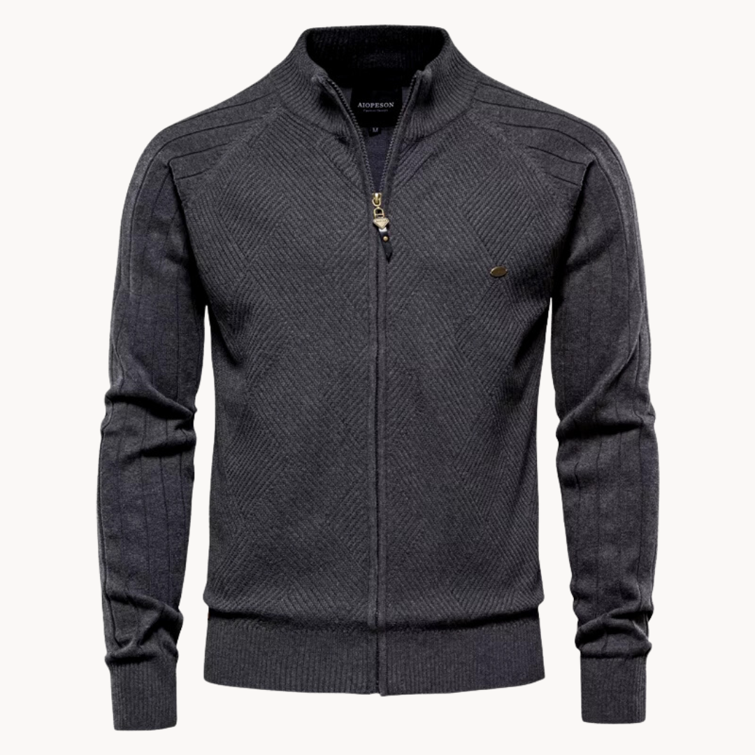 Men's Water Repellent Slim Fit Zip Jacket - Nocini