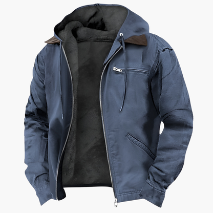 Waterproof Mens Zip Up Hooded Jacket