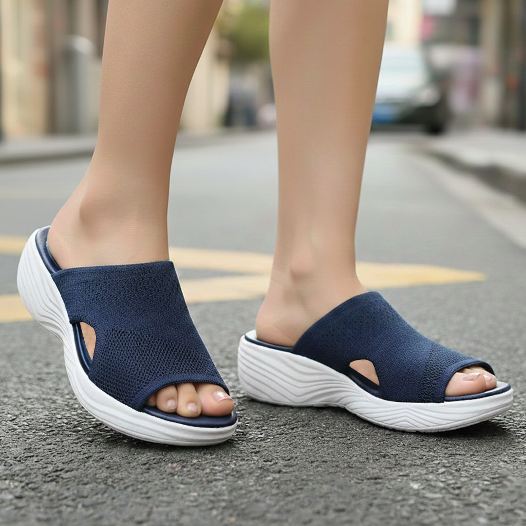 Comfortable Elastic Slide Sandals