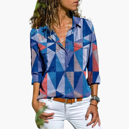 Loose Fit Floral Top for Women - Summer Style