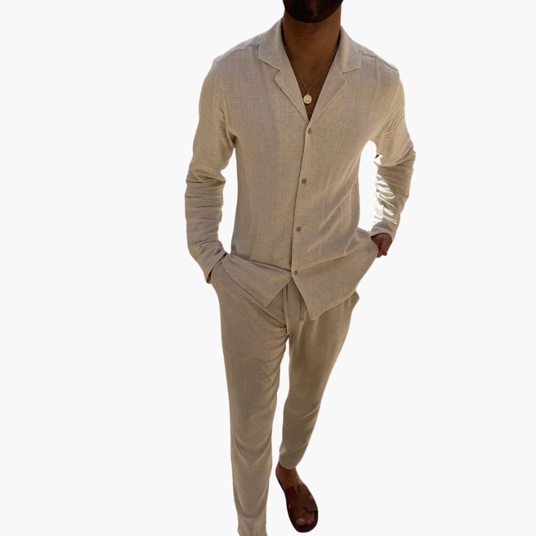 Men's Casual 2-Piece Outfit for Spring Summer - Olytrend