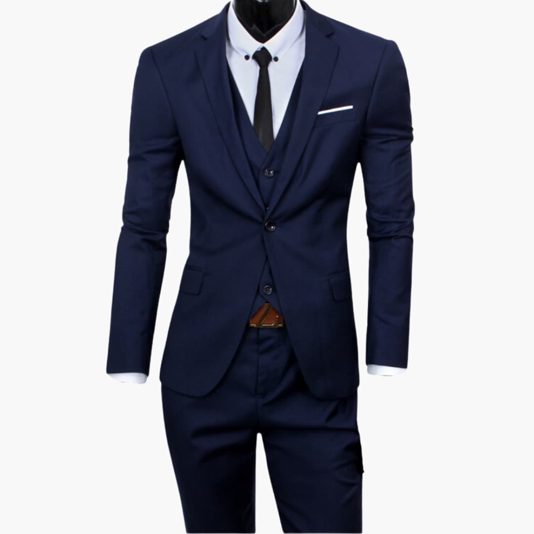 Classic Tailored 3 Piece Business Suit