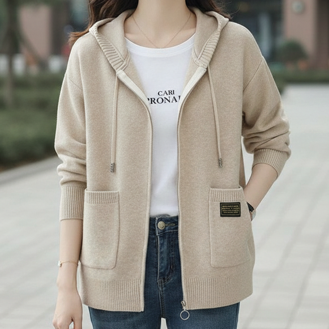 Warm Wool Pullover Hooded Jacket