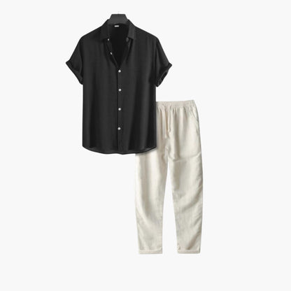 Lightweight Breathable Sleepwear Set for Men