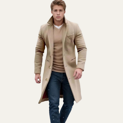 Classic Men's Wool Coat
