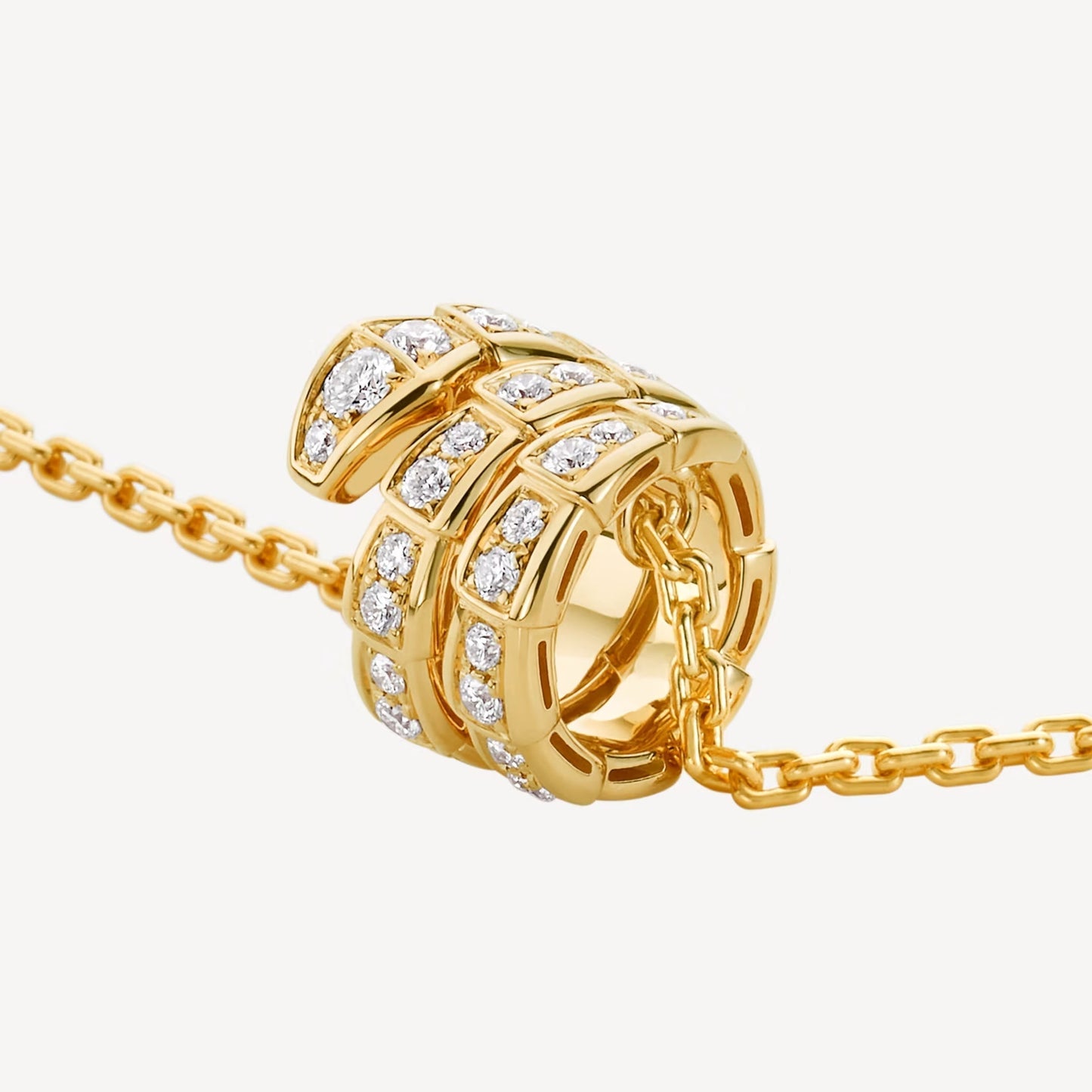 Luxury Silver Gold Plated CZ Necklace