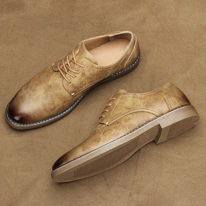 Classic Men's Leather Lace Up Dress Shoes
