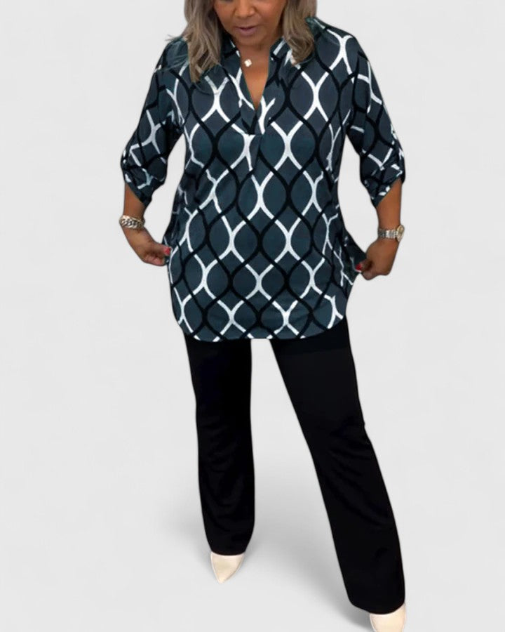 Chic Women's Floral Blouse