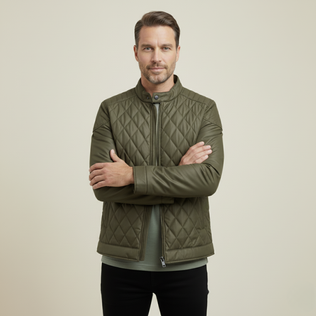 Warm Men's Insulated Padded Winter Coat