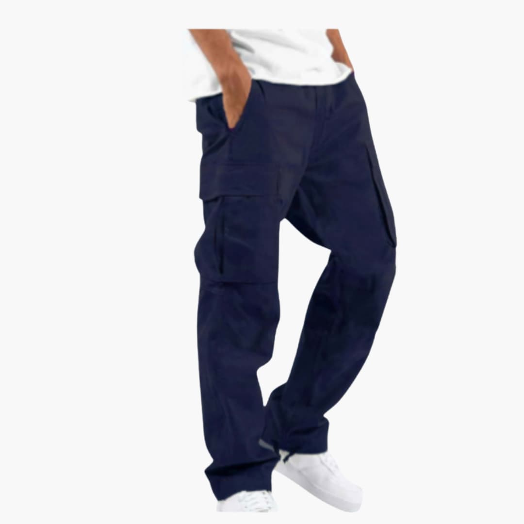 Relaxed Fit Cargo Pants with Big Pockets