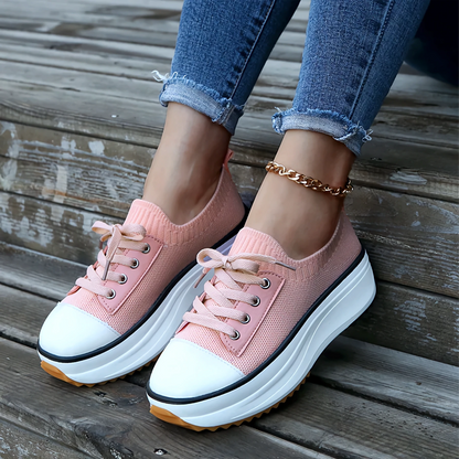 Comfortable Supportive Lace-Up Sneakers
