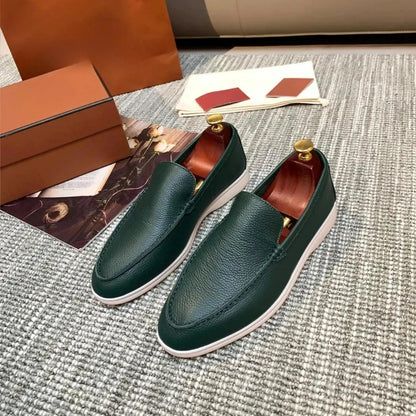 Classic Slip On Leather Loafers