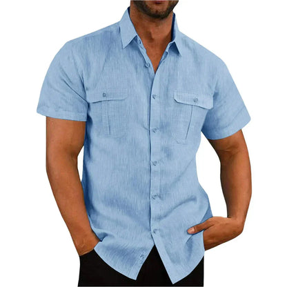 Classic Fit Short Sleeve Polo Shirt for Men