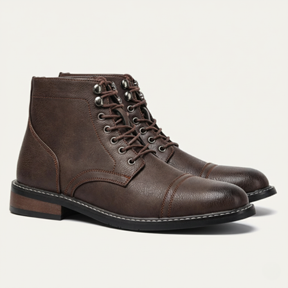 Tough Leather Men's Ankle Boots
