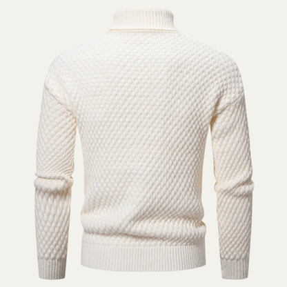 Cozy Mens Thick Cable Knit Sweater