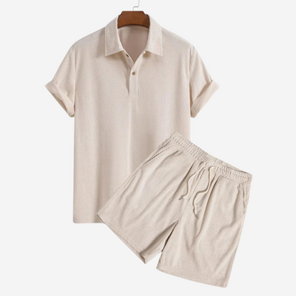 Classic Cotton Short Sleeve Men's Shirt - Olytrend