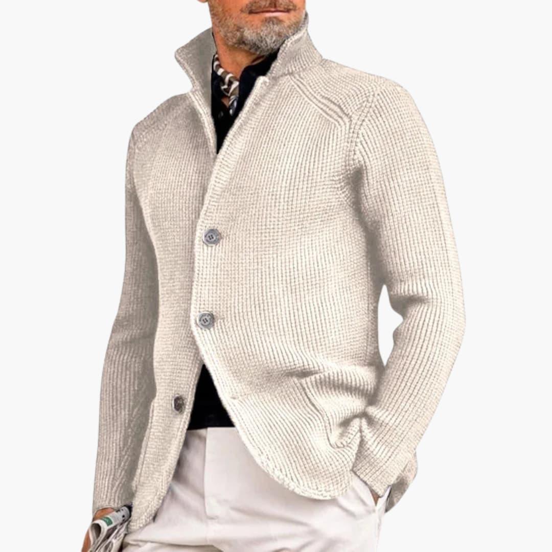 Personalized Mens Cardigan - Classic Cozy Design