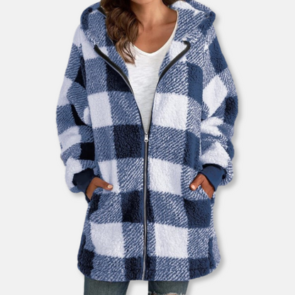 Cozy Women's Zip Up Hooded Sweatshirt