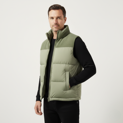 Warm Men's Quilted Puffer Vest