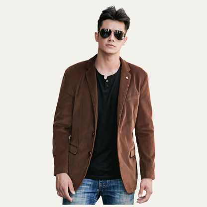 Classic Men's Retro Cord Blazer