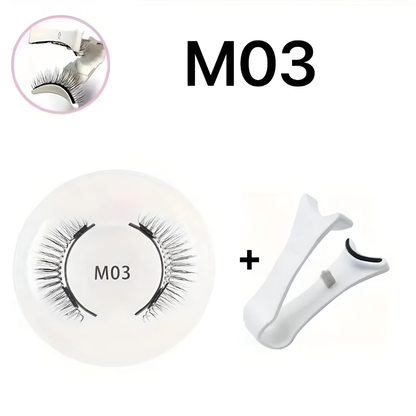Easy Use Magnetic Lash Tweezers Set