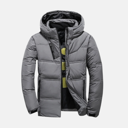 Warm Hooded Down Puffer Jacket