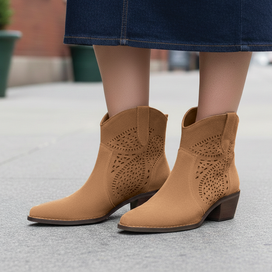 Luxury Suede Cowboy Boots