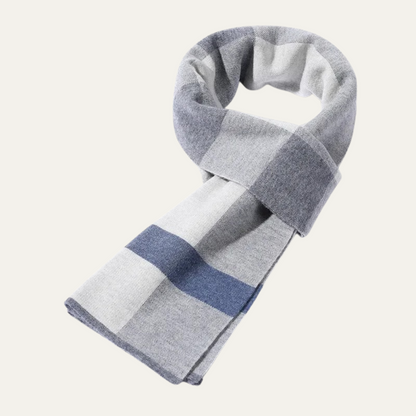 Traditional Plaid Men's Wool Scarf
