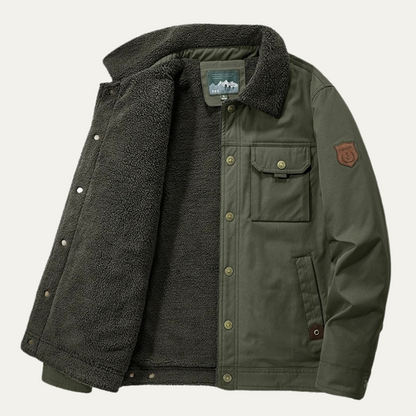 Insulated Men's Thermal Fleece Winter Coat