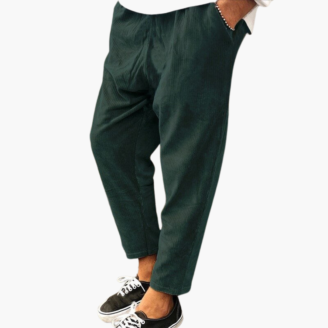 Comfortable Straight Fit Men's Corduroy Trousers