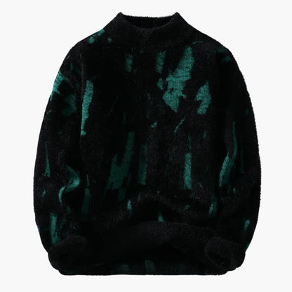 Soft Mens Crew Neck Printed Sweater