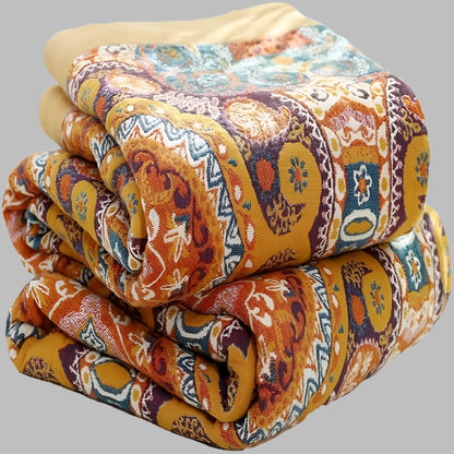 Colorful Double Sided Throw Blanket