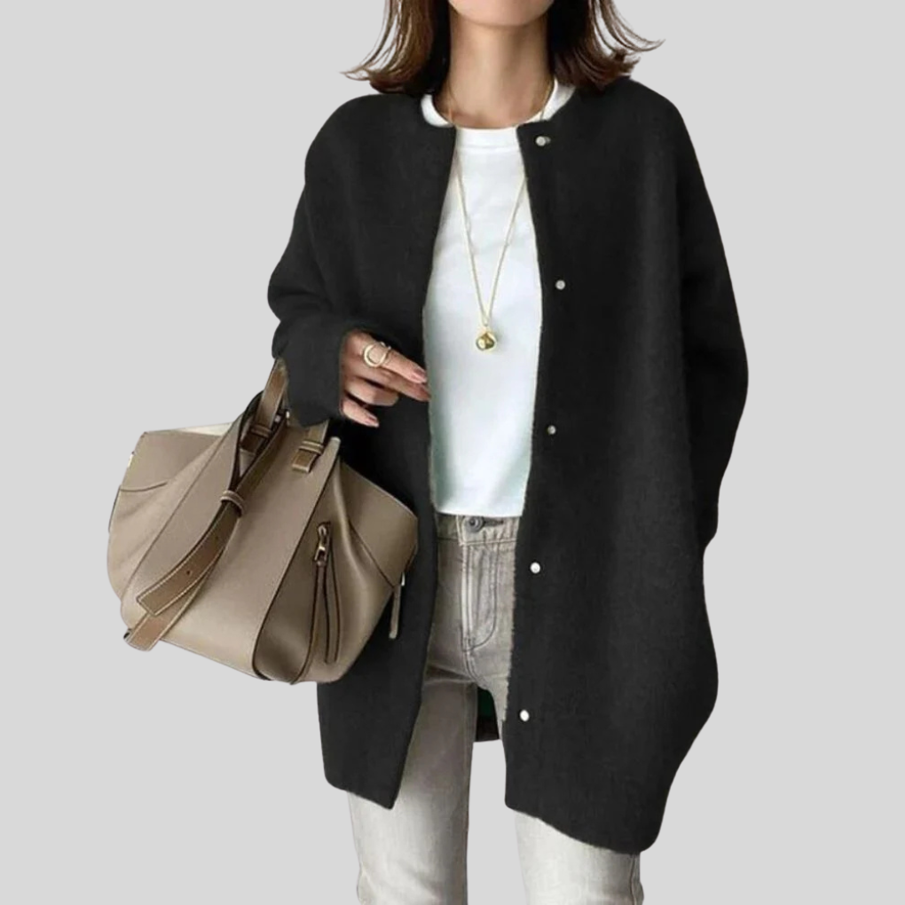 Soft Knitted Open Front Cardigan